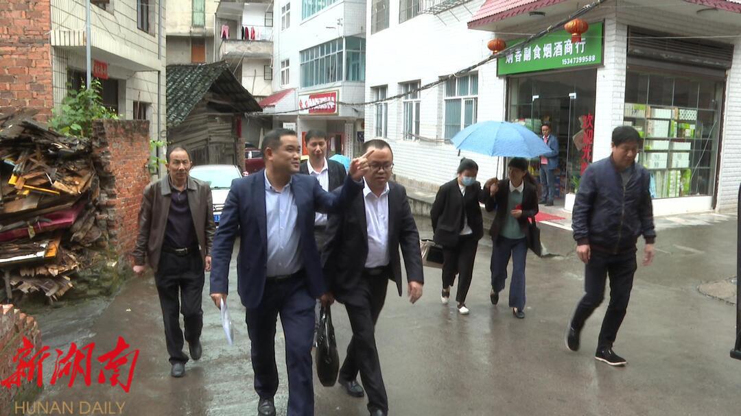 丁文锋到儒林镇督导市级卫生城市复审工作_邵阳头条网